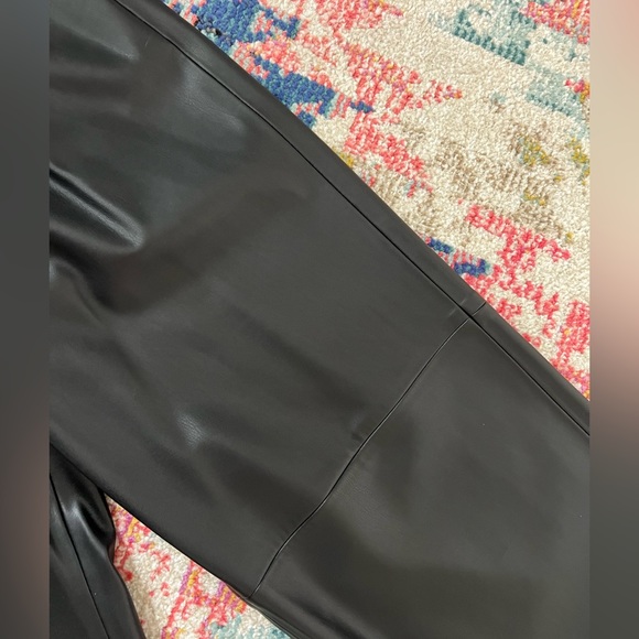 Zara Faux Leather Pants - Picture 4 of 5